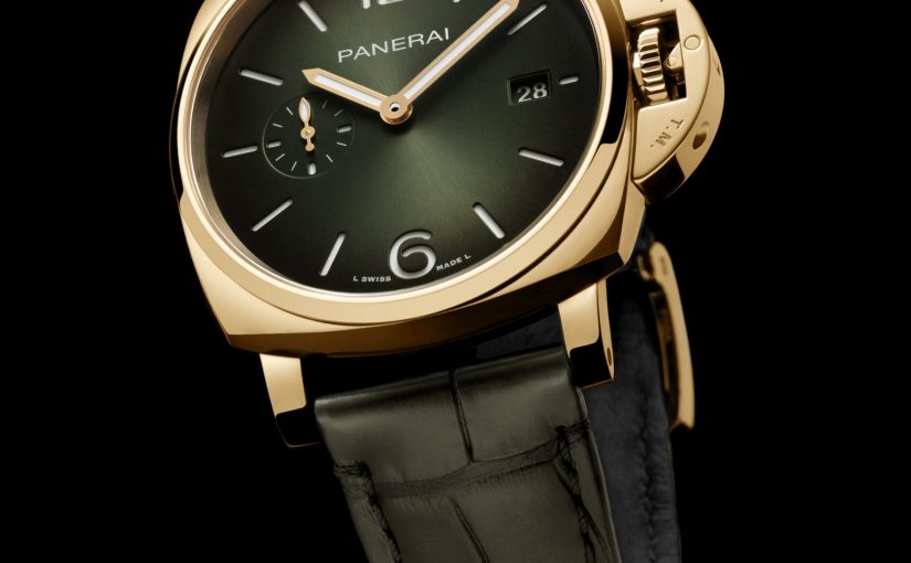 Green Meets Gold in Replica Panerai’s Latest Luminor Due PAM01423