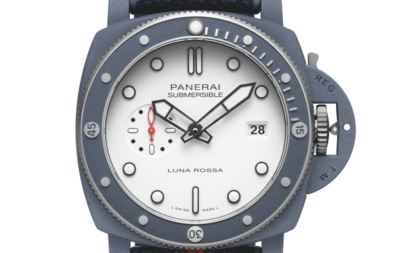 Replica Panerai Sets Sail with Submersible Quaranta Quattro Luna Rossa Ti-Ceramitech at Watches and Wonders 2024